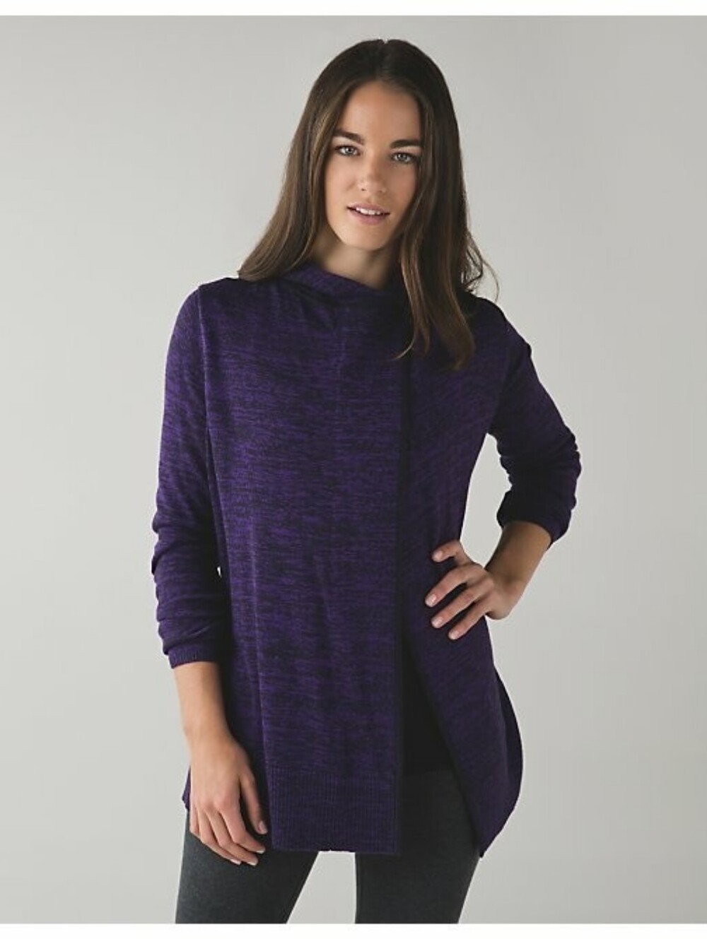 Lululemon Peace Of Mind Wrap size 6 Black Grape / Swan Tender Violet Purple